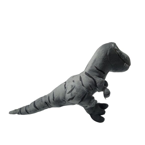 Tyrannosaurus Rex Dinosaur 16 inch Plush T-Rex Gray Soft Stuffed Animal Toy - Picture 3 of 6